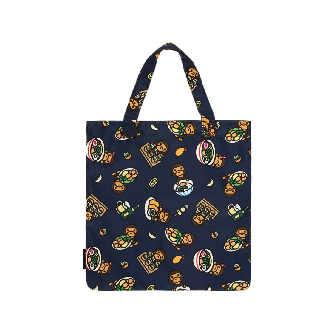 베이프 베이비 마일로 플러시 인형 타코야키 토트백 네이비(BAPE Baby Milo Plush Doll Takoyaki Tote Bag Navy) - 2