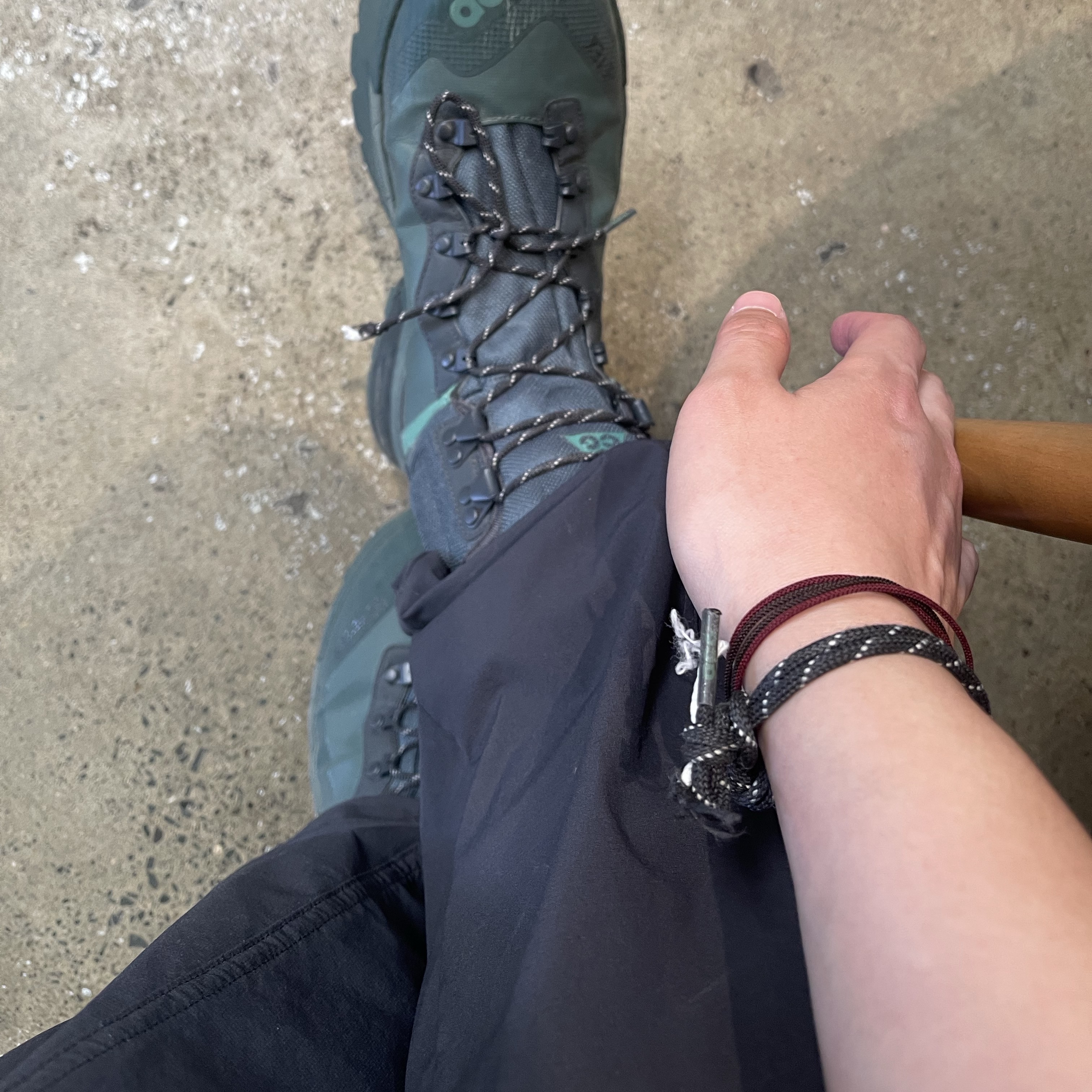 Nike ACG Air Zoom Gaiadome Gore-Tex Vintage Green 착용 스타일 - 2