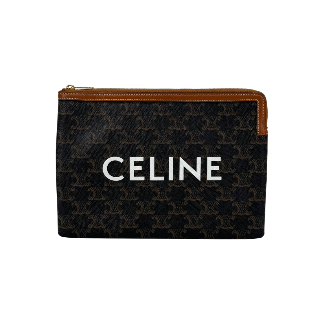 ITB5AONUU3T8 Celine Triomphe Small Pouch Clutch Bag