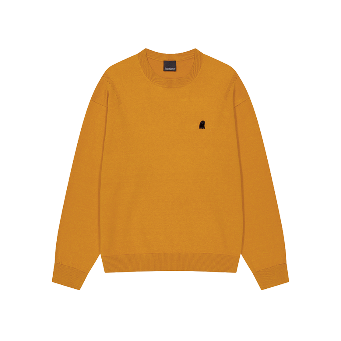 지오송지오 셈블런스 포에트리 텍스처드 크루넥 니트 옐로우 ZI5KT826YE(ZIOSONGZIO SEMBLANCE Poetry Textured Crewneck Knit Yellow)