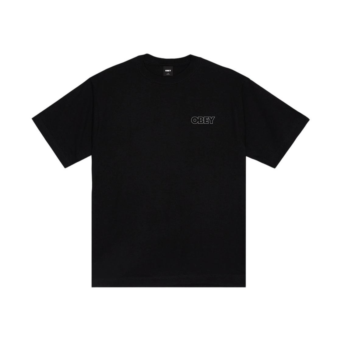 오베이 트래블 헤비웨이트 티셔츠 블랙(Obey Treble Heavyweight T-Shirt Black) - 2