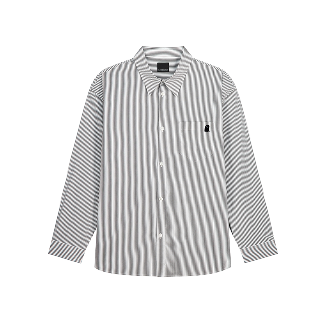 지오송지오 셈블런스 시그니처 스트라이프 셔츠 블랙 ZI5SH801BK(ZIOSONGZIO SEMBLANCE Signature Stripe Shirt Black)