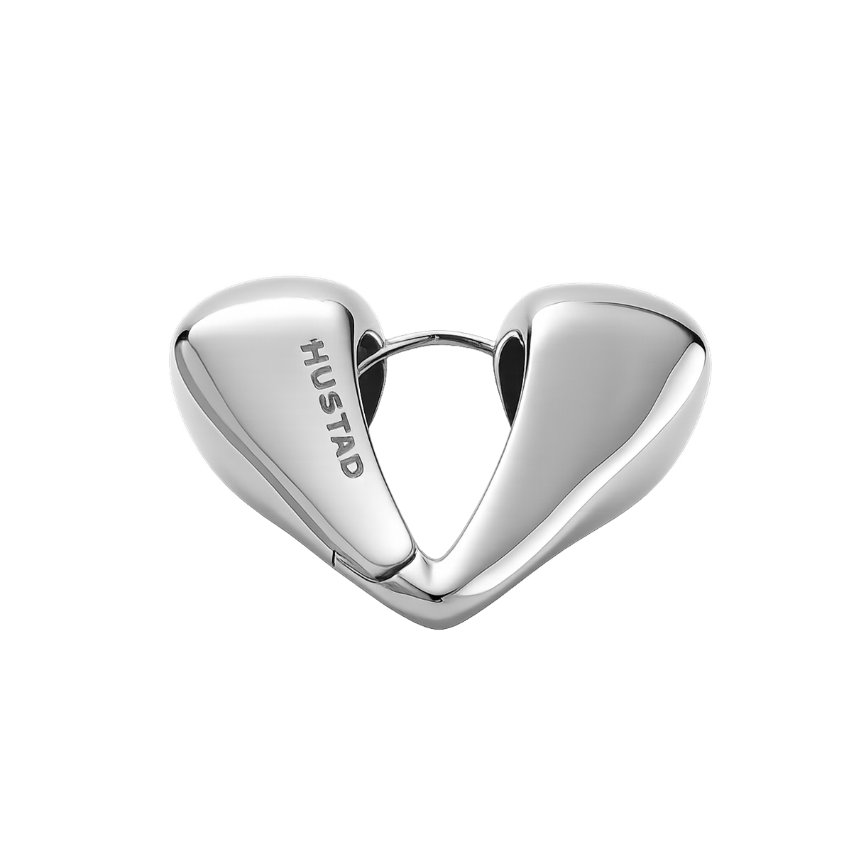 휴스타드 264 트윈 하트 실버 이어링(HUSTAD 264 Twin Heart Silver Earring) - 4