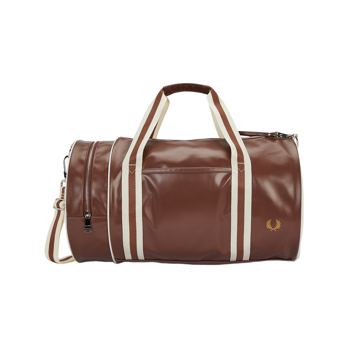 프레드페리 클래식 배럴 백 탄 에크루(Fred Perry Classic Barrel Bag Tan Ecru) - 1