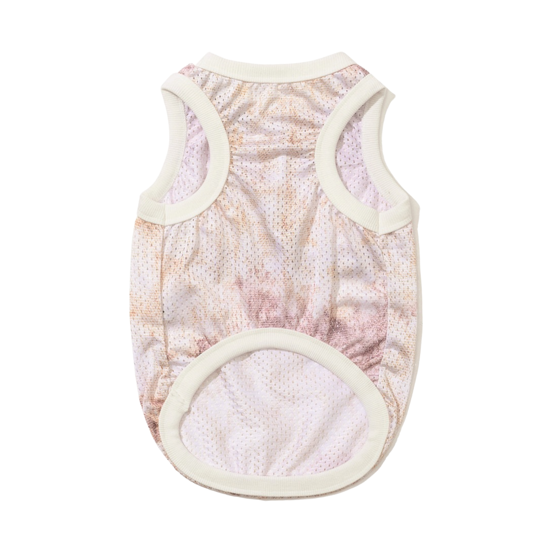 비에스래빗 그래픽 메쉬 펫 슬리블리스 탑 베이지(Bsrabbit Graphic Mesh Pet Sleeveless Top Beige) - 3