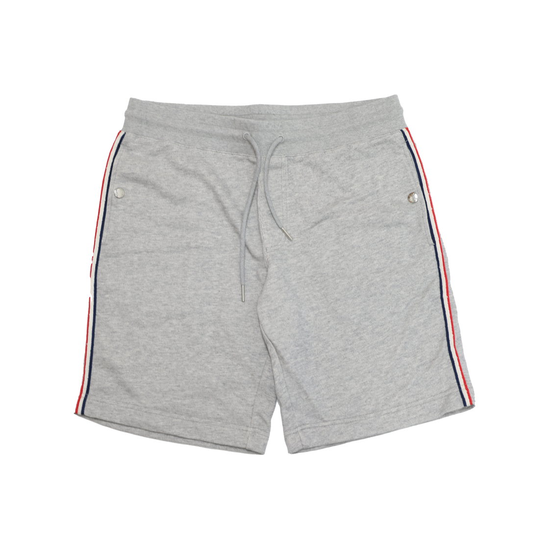 ITUEQ2RH2FVR Moncler Cotton Training Shorts Gray
