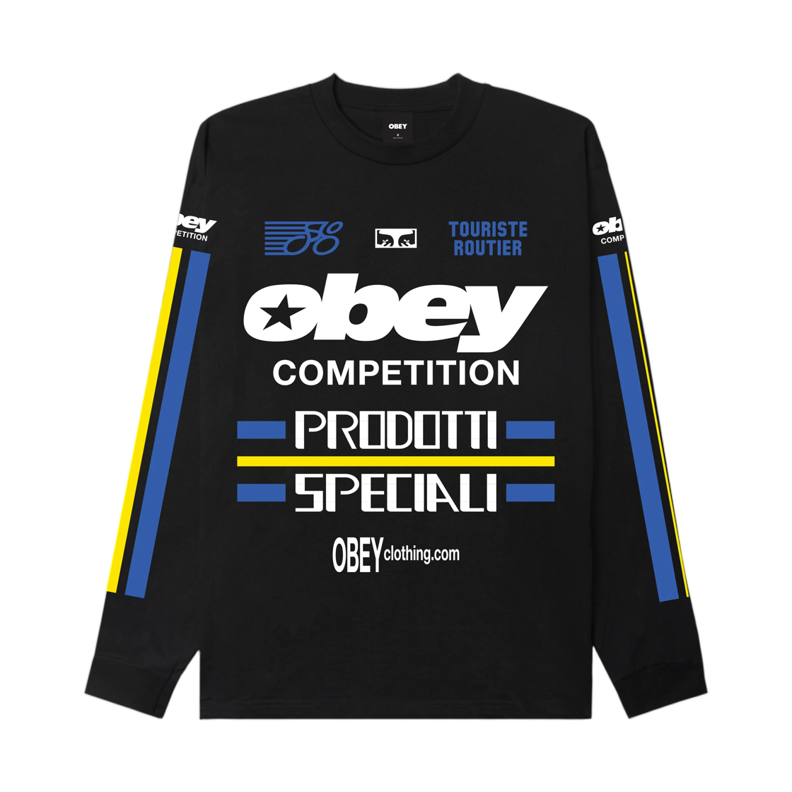 163554505 Obey Competition Classic Ls T-Shirt Black