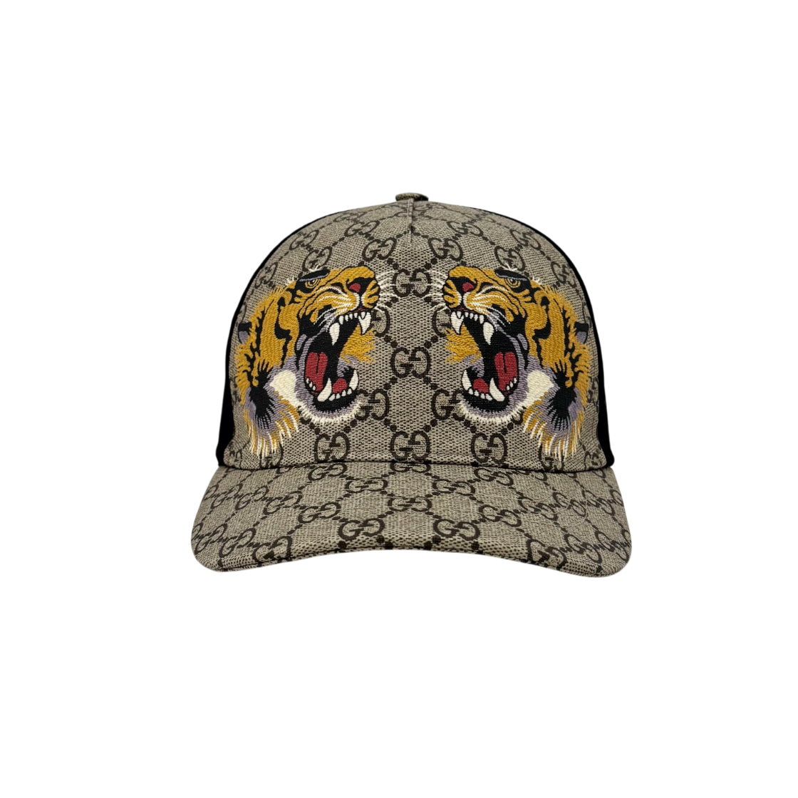 ITTBQVDN5LS7 Gucci GG Supreme Tiger Mesh Cap