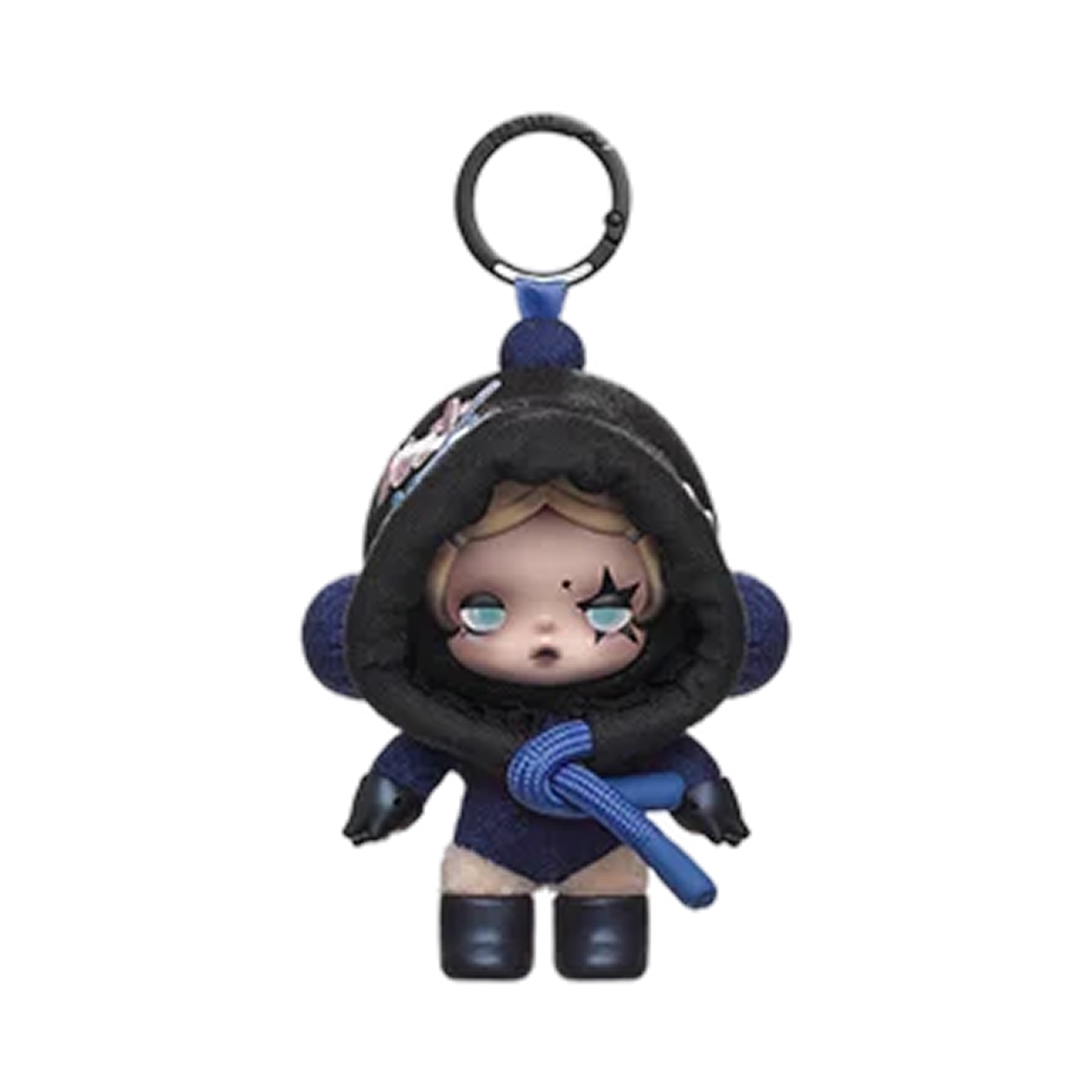 팝마트 스컬판다 오프 모드 시리즈 인형 키링 로우 배터리 (개봉 박스)(Pop Mart Skullpanda Off Mode Series Plush Doll Pendant Low Battery (Opened Case)) - 1