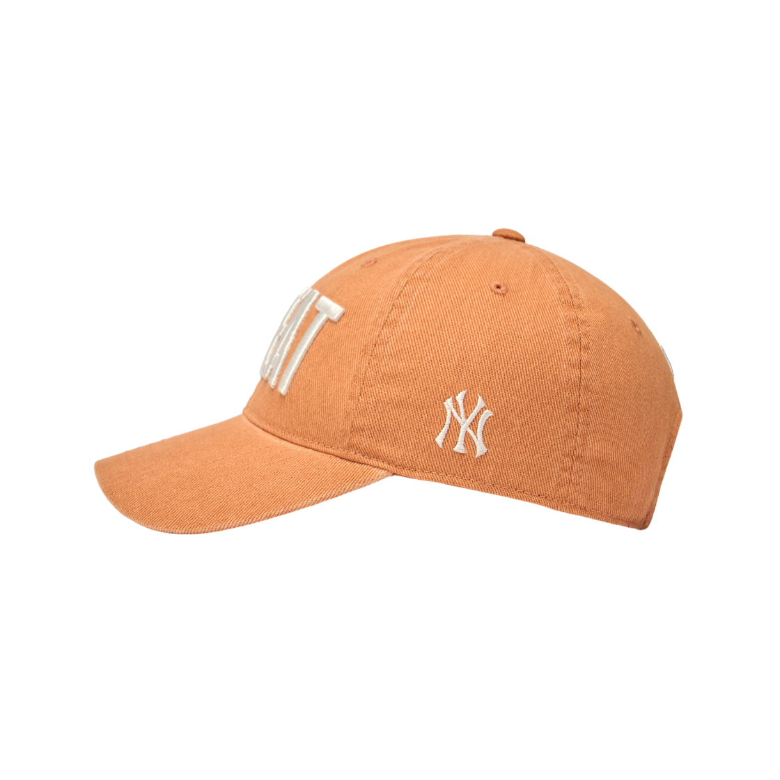 MLB x 키스 오브 라이프 뉴욕 양키스 베이직 워싱 언스트럭쳐 볼캡 오렌지(MLB x Kiss Of Life New York Yankees Basic Washing Unstructured Ball Cap Orange) - 2