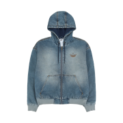 Adidas Originals Denim Padded Jacket Indigo Denim - KR Sizing