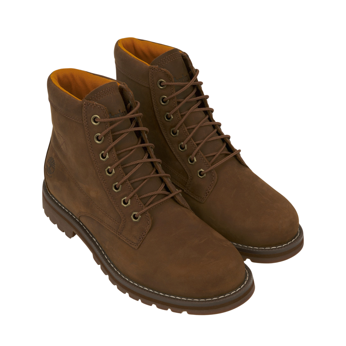 팀버랜드 레드우드 폴스 워터프루프 워커 부츠 브라운 - 와이드(Timberland Redwood Falls Waterproof Worker Boots Brown - Wide) - 4