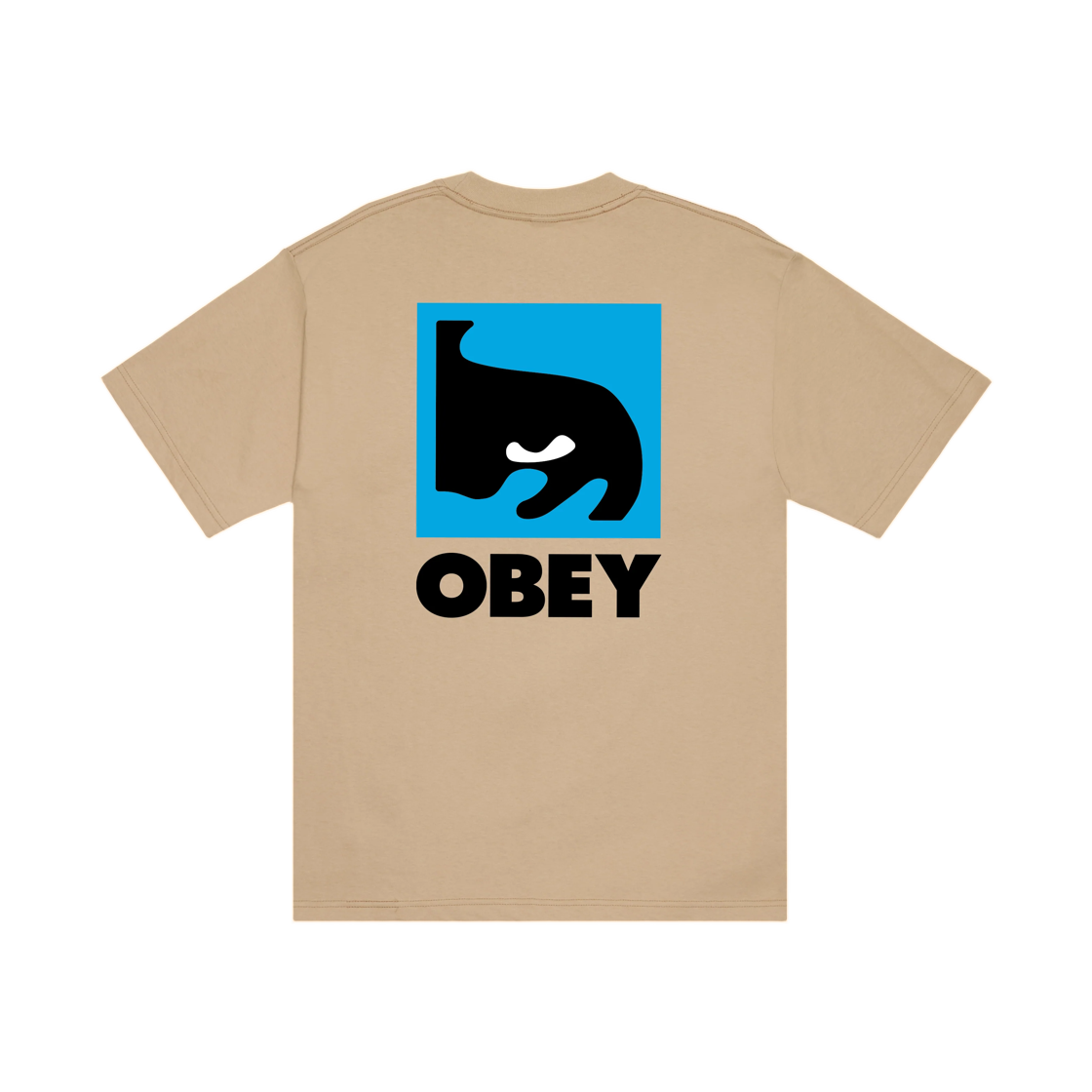 168024462 Obey Quarter Eye Icon Heavyweight T-Shirt Sand