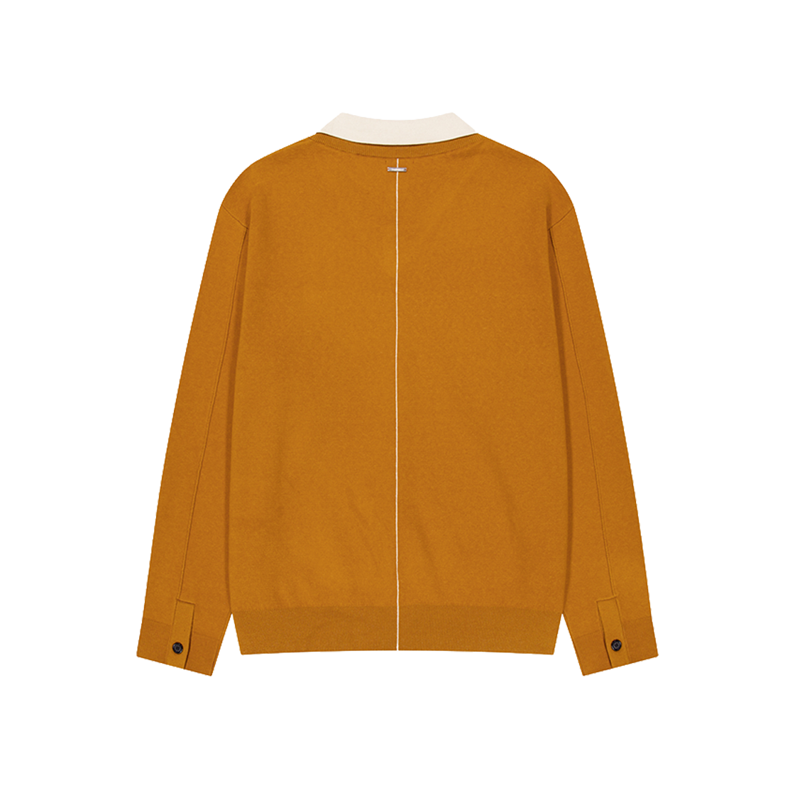 지오송지오 셈블런스 레이어드 카라 니트 머스타드 ZI5KT828MU(ZIOSONGZIO SEMBLANCE Layered Collared Knit Mustard) - 2