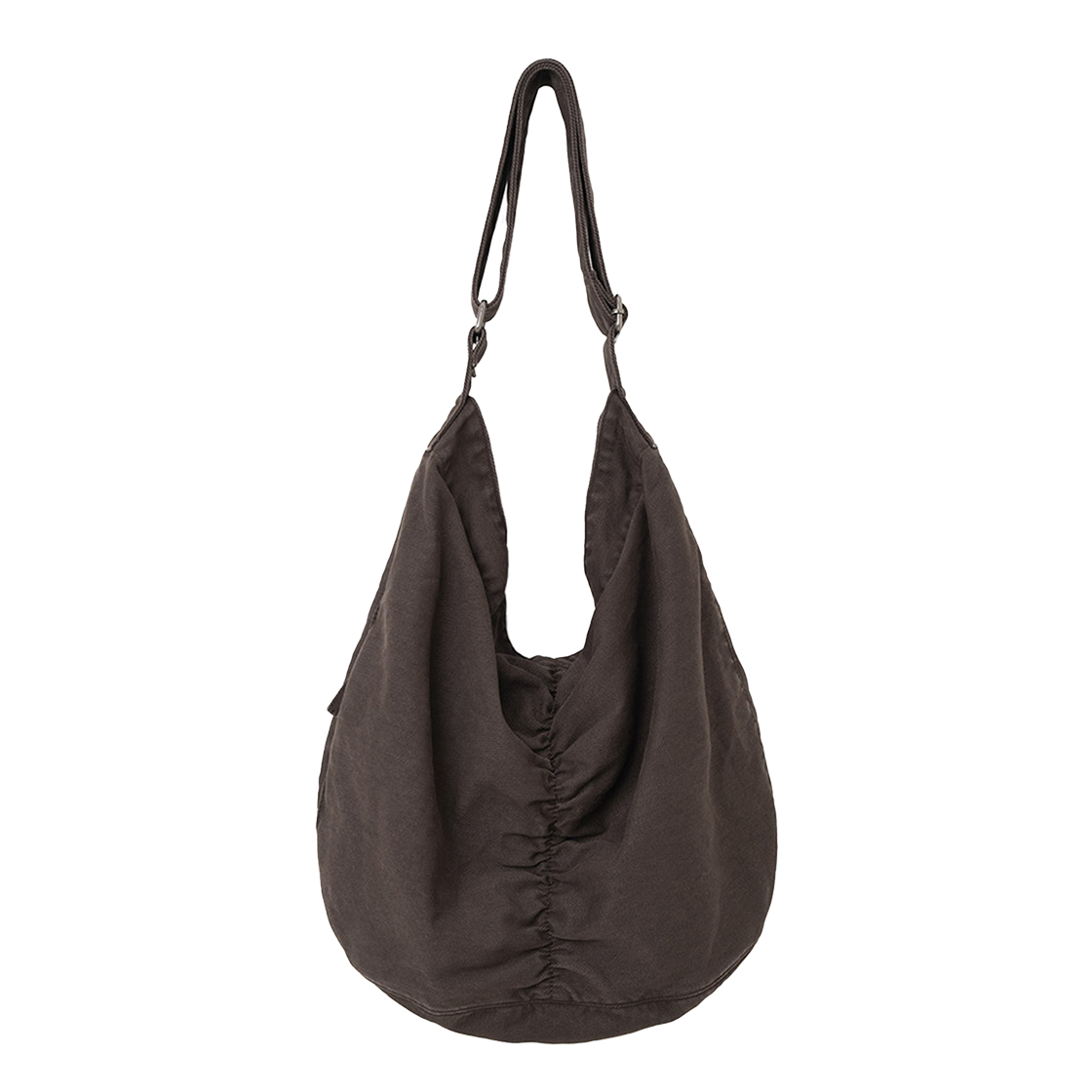 밀로 아카이브 데님 로우 셔링백 페이드 브라운(Millo Archive Denim Low Shirring Bag Fade Brown) - 1