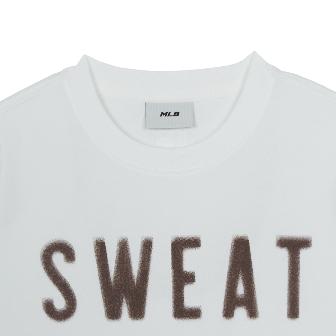 MLB x 키스 오브 라이프 뉴욕 양키스 스웨트 세미 오버 핏 티셔츠 화이트(MLB x Kiss Of Life New York Yankees Sweat Semi Over Fit T-Shirt White) - 3