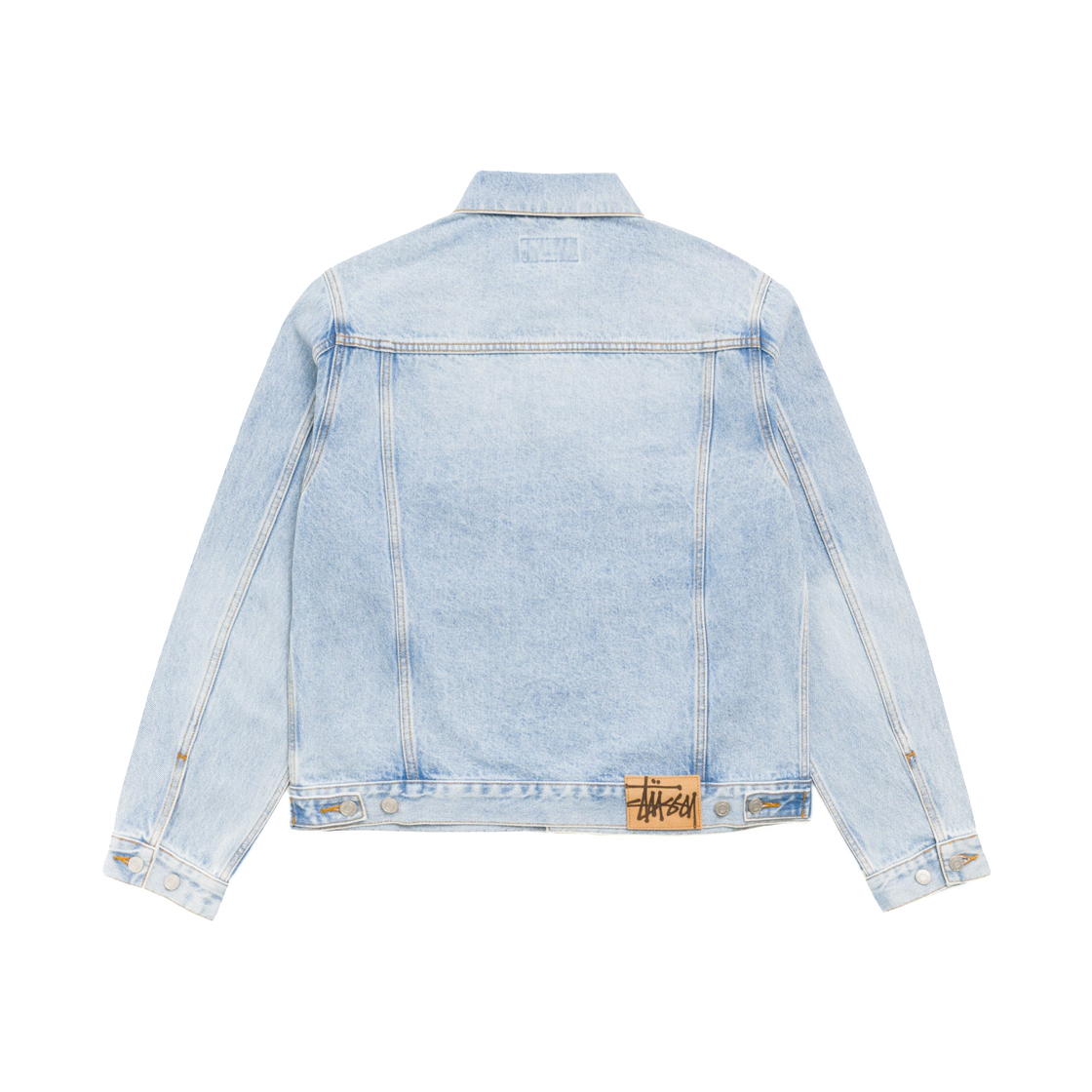 스투시 데님 트러커 자켓 라이트 워시 인디고(Stussy Denim Trucker Jacket Light Wash Indigo) - 2