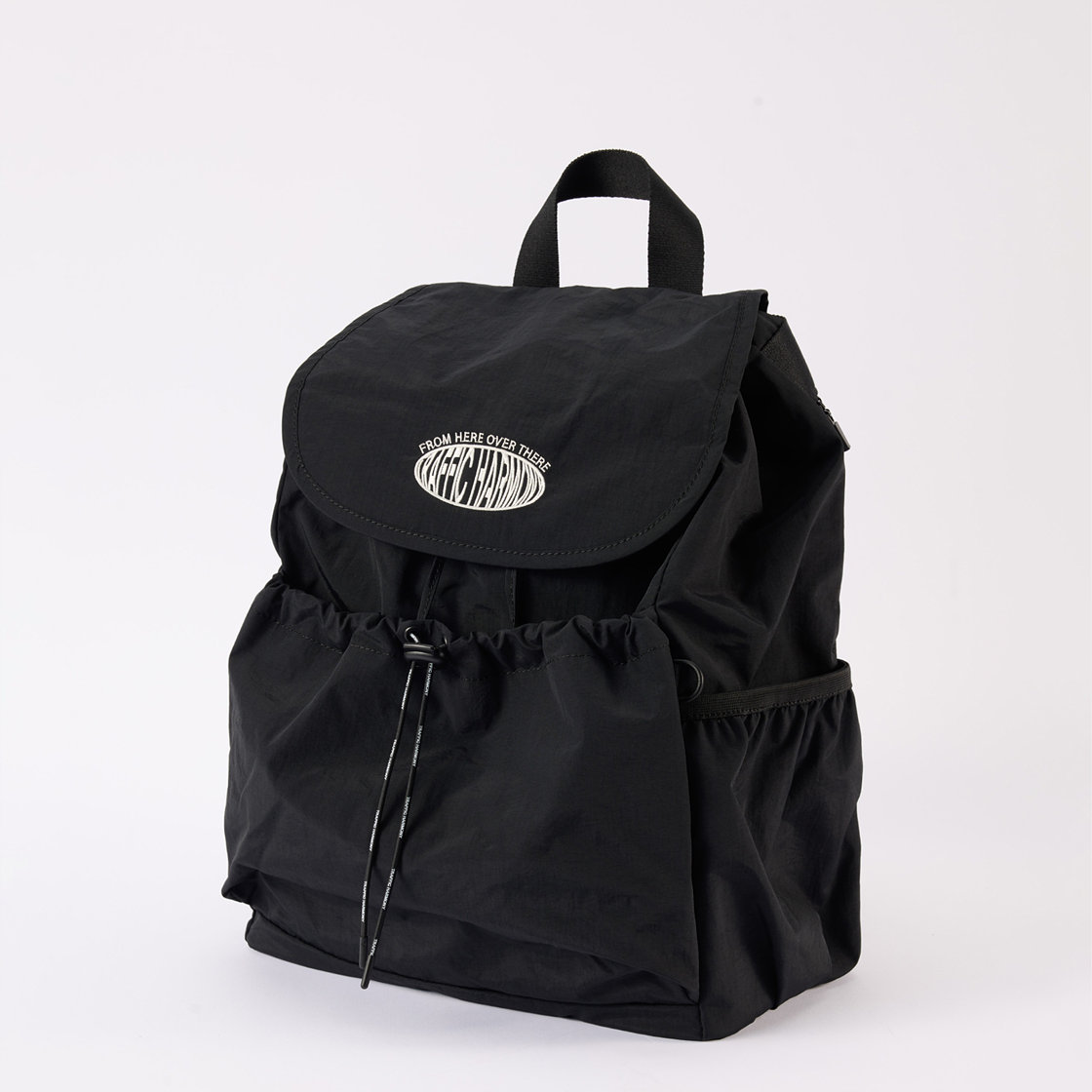 트래픽하모니 플랩 백팩 블랙(Traffic Harmony Flap Backpack Black) - 2