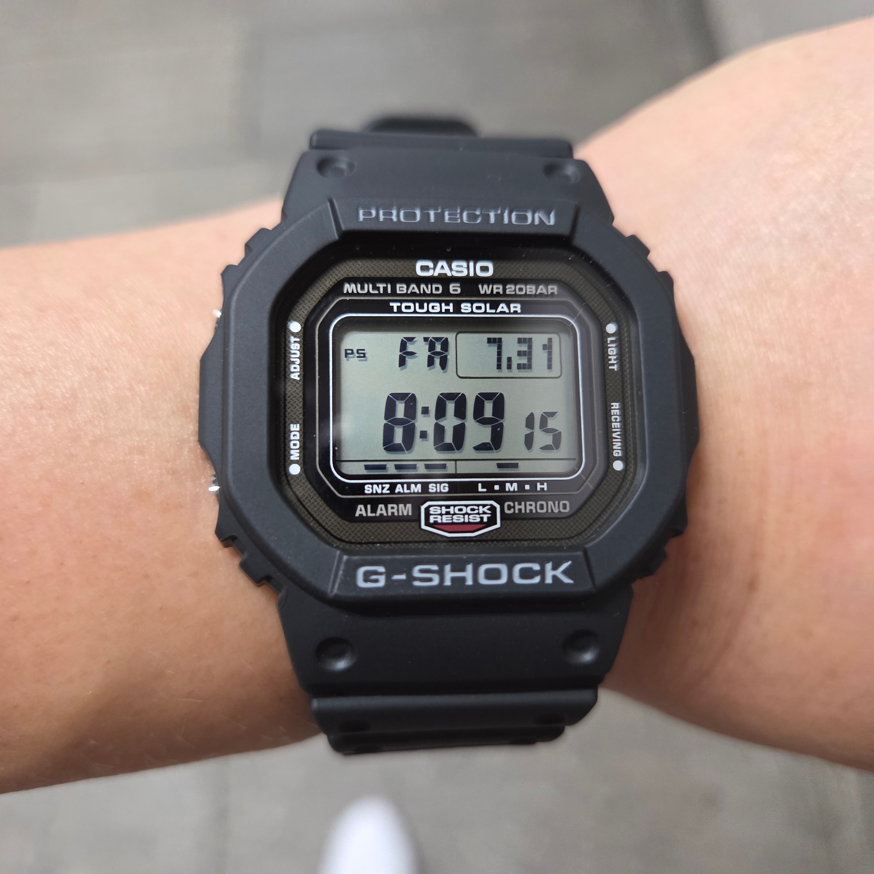 Casio G-Shock GW-5000U-1 착용 스타일 - 1