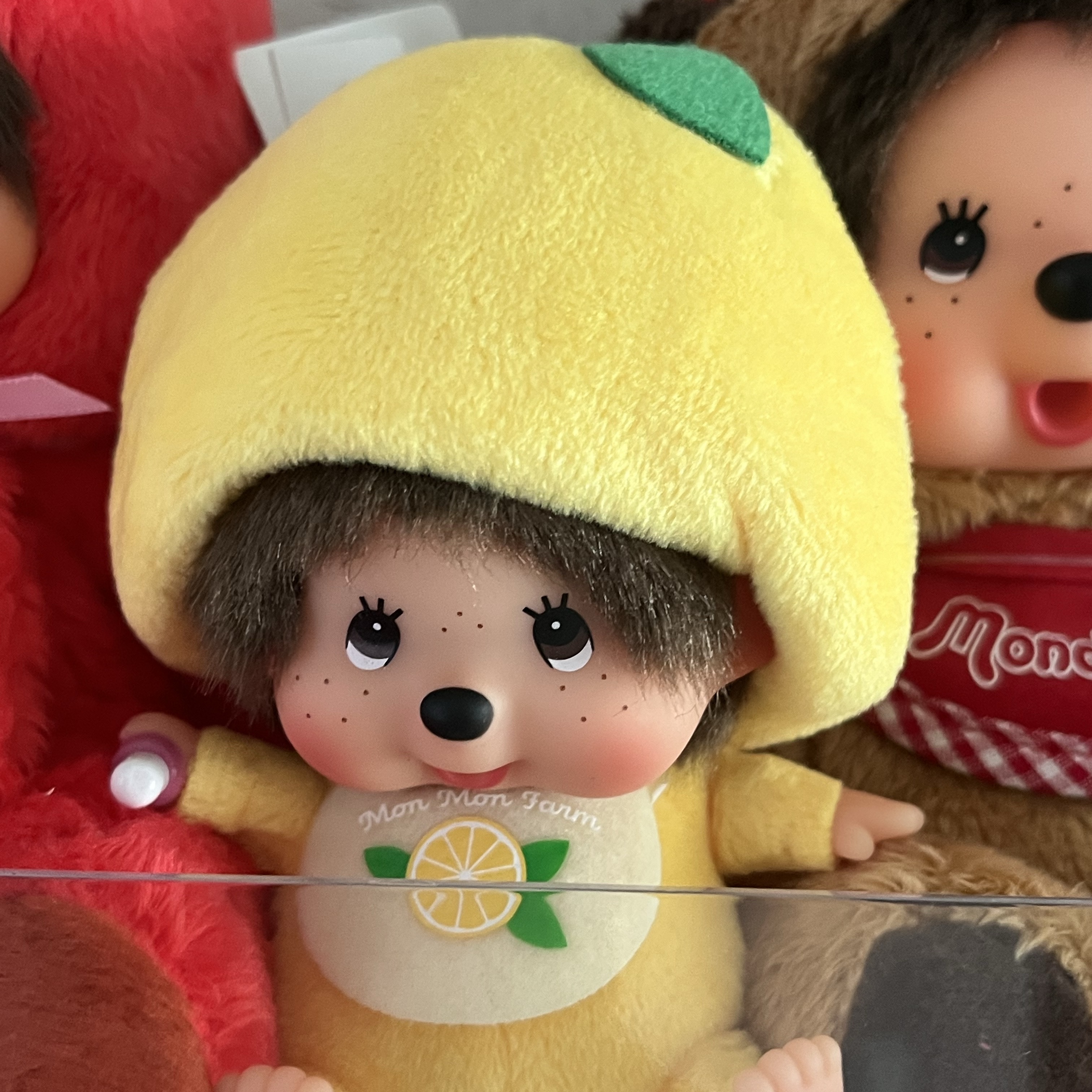 Monchhichi MMF Lemon Big head  SS K/C Boy 착용 스타일
