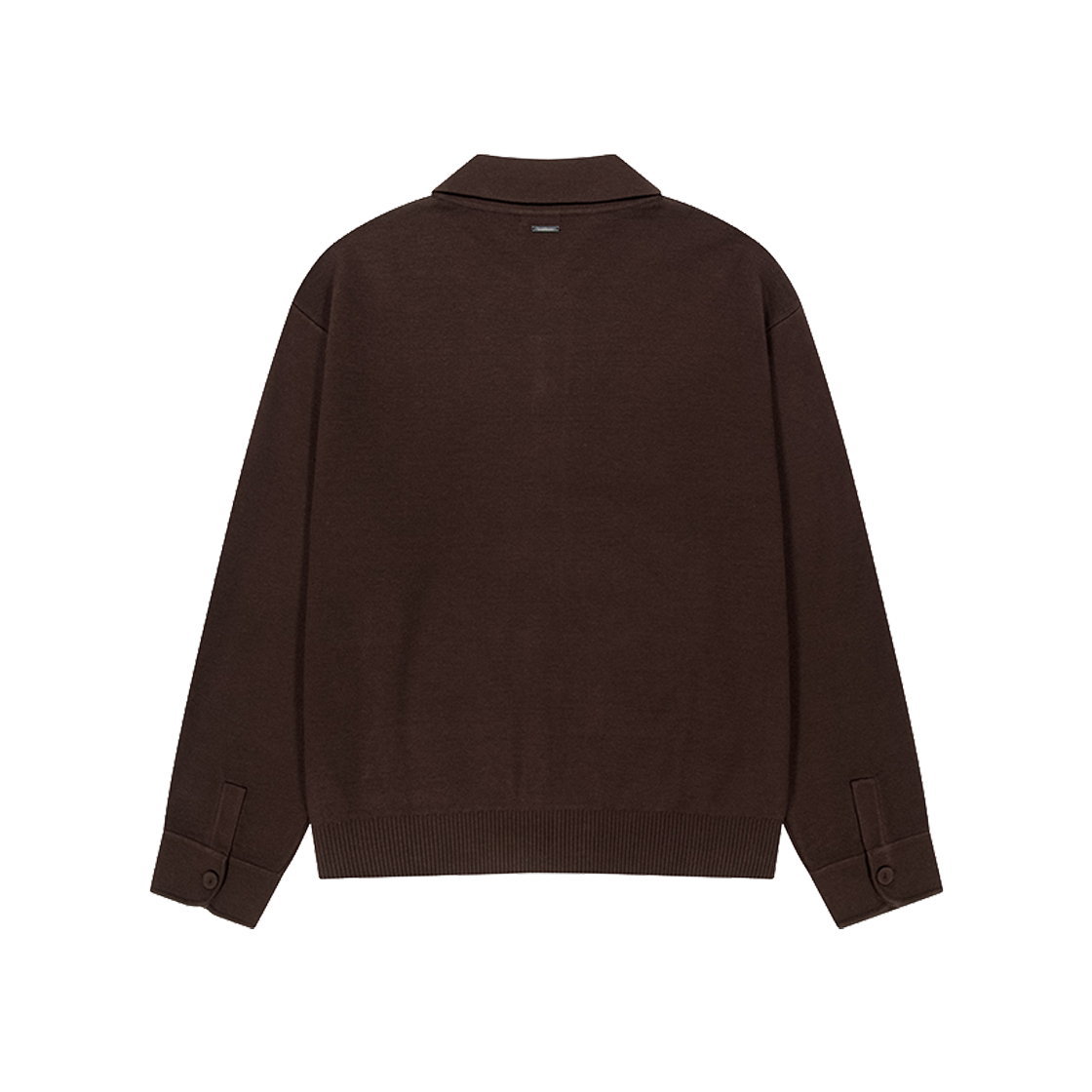 지오송지오 셈블런스 카라 가디건 브라운 ZI5KT806BR(ZIOSONGZIO SEMBLANCE Collared Cardigan Brown) - 2