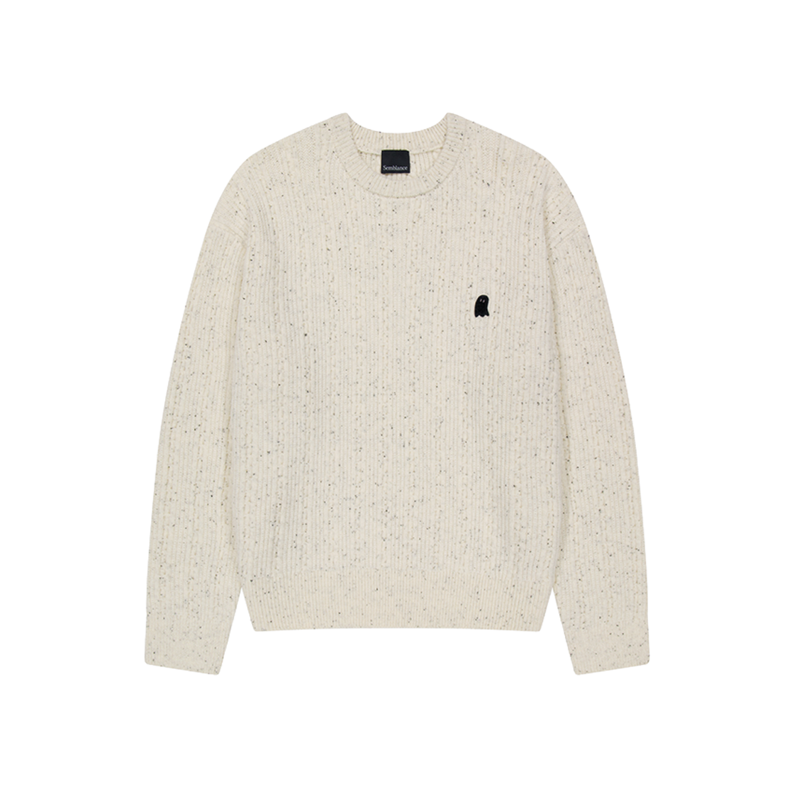 지오송지오 셈블런스 케이블 크루넥 니트 아이보리 ZI5KT829IV(ZIOSONGZIO SEMBLANCE Cable Crewneck Knit Ivory)