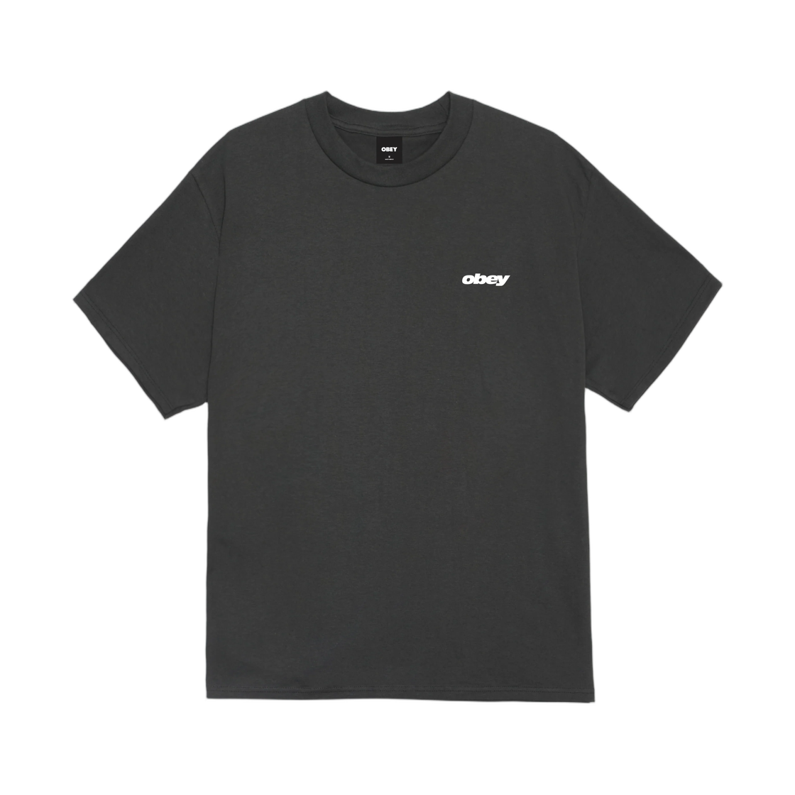오베이 스트롱거 투게더 클래식 티셔츠 빈티지 블랙(Obey Stronger Together Classic T-Shirt Vintage Black) - 2