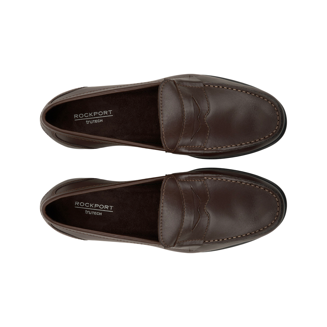 락포트 클래식 페니 로퍼 다크 브라운 - W 와이드(Rockport Classic Penny Loafer Dark Brown - W Wide) - 5