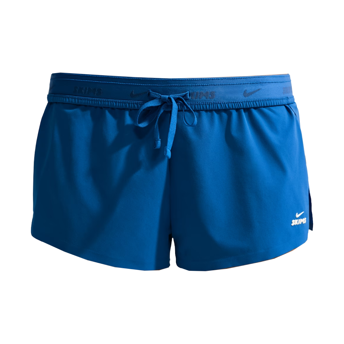 IU2226-445 (W) NikeSKIMS Stretch Nylon Runner Shorts Cobalt