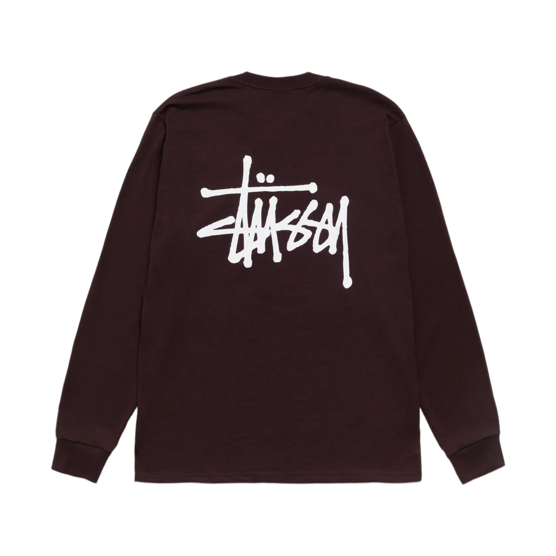 1995000 Stussy Basic Stussy LS T-Shirt Chocolate