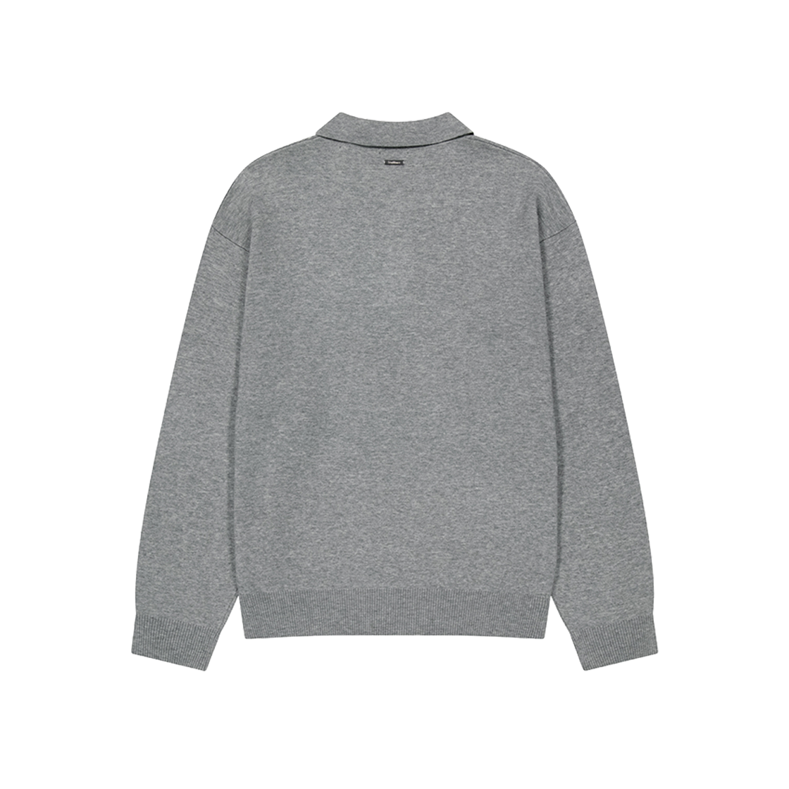 지오송지오 셈블런스 하프집업 카라 니트 멜란지그레이 ZI5KT823MG(ZIOSONGZIO SEMBLANCE Half Zip Up Collar Knit Melange Grey) - 2