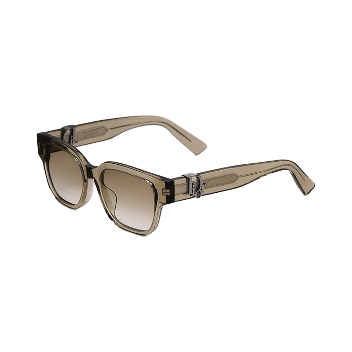 DOBLS1FXR-64F1 Dior Oblique S1F Sunglasses Square Transparent Brown