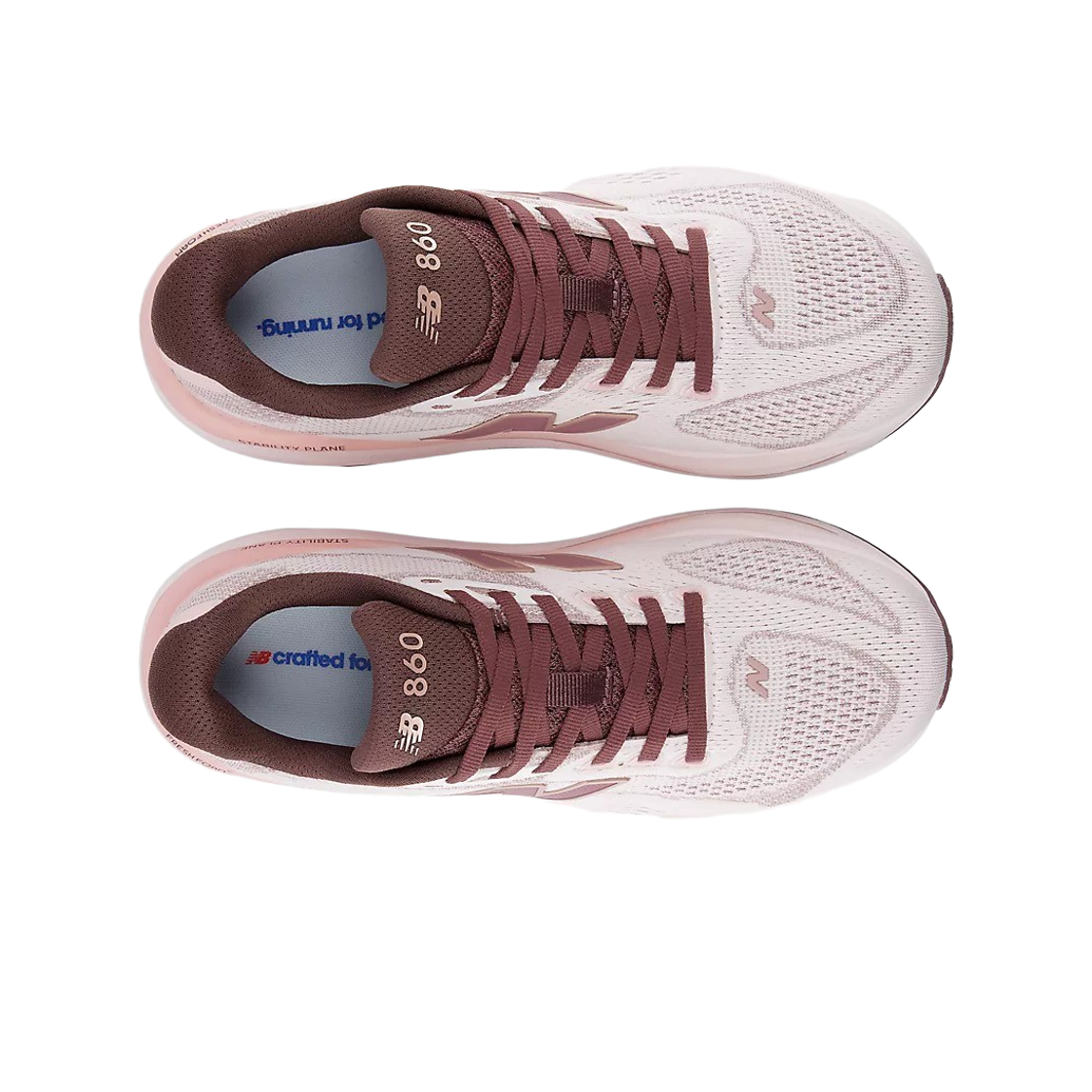 (W) 뉴발란스 프레쉬 폼 X 860v15 핑크 솔트 - D 와이드((W) New Balance Fresh Foam X 860v15 Pink Salt - D Wide) - 2