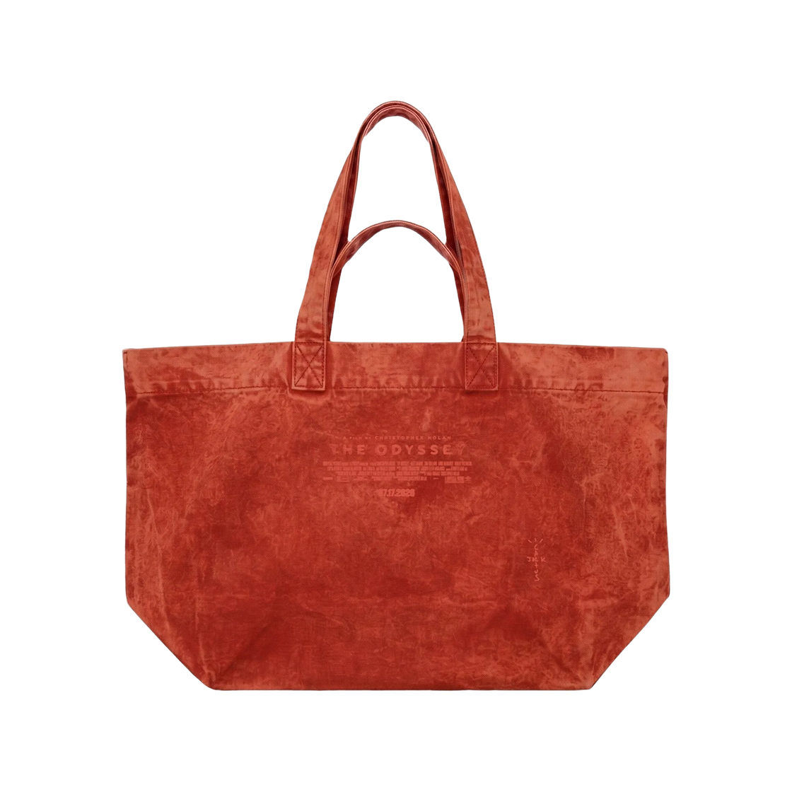 트래비스 스캇 캑터스 잭 x 오디세이 디파이 더 갓 토트백 레드(Travis Scott Cactus Jack x The Odyssey Defy The Gods Tote Bag Red) - 2