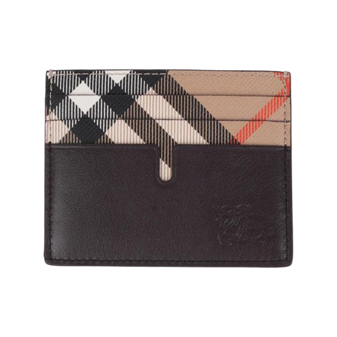 8118918 [25% 쿠폰] Burberry Tall Pop Check Card Case Sand Beige