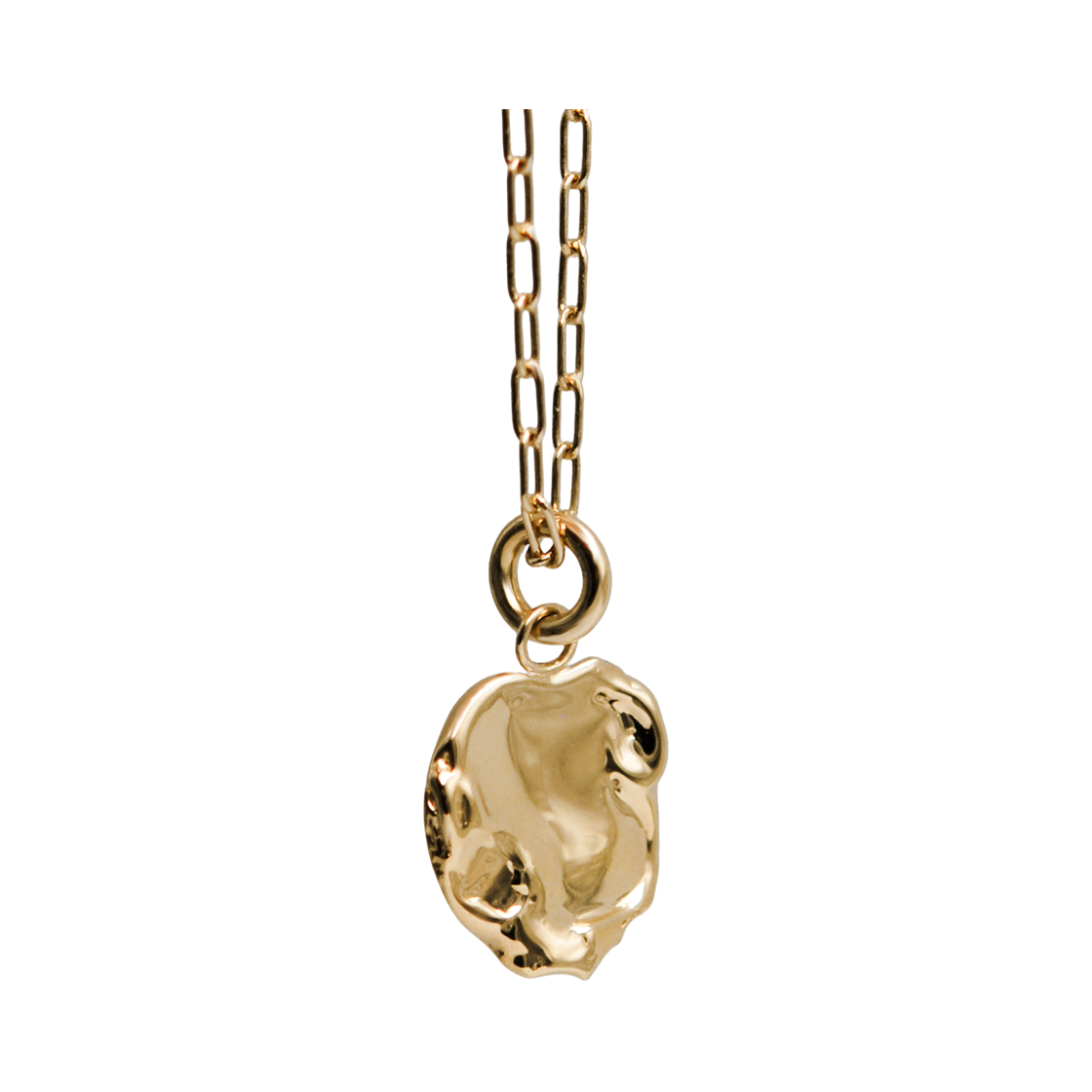 휴스타드 263 스템프 웨이브 골드 네크리스 _ 925 스털링 실버(HUSTAD 263 Stamp Wave Gold Neckalce_ 925 Sterling silver) - 2