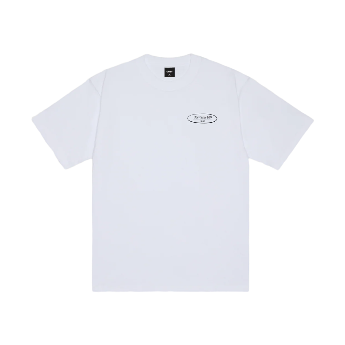 오베이 디스럽션헤비웨이트 티셔츠 화이트(Obey Disruption Heavyweight T-Shirt White) - 2