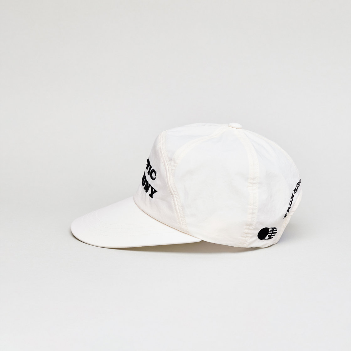 트래픽하모니 와이드 바이저 로고 볼캡 아이보리(Traffic Harmony Wide Visor Logo Ball Cap Ivory) - 5