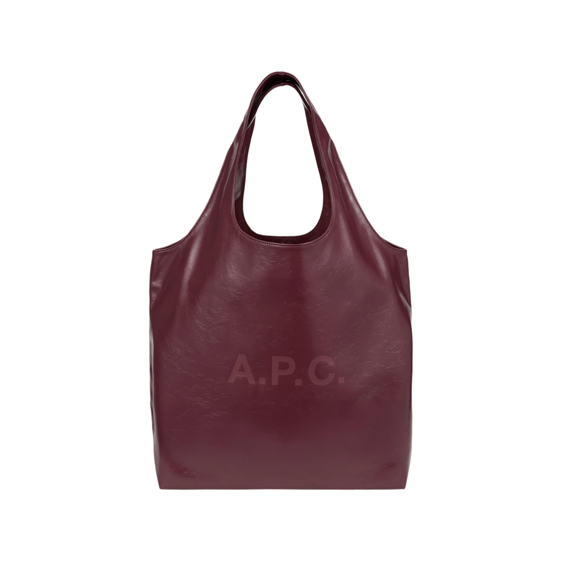 PUABR-M61565-HAJ A.P.C. Ninon Tote Bag Blackberry