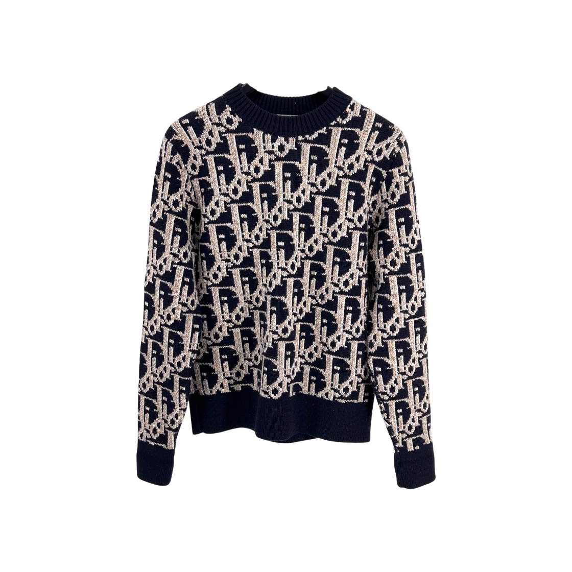 ITEI5SQPVDO9 Dior Oblique Jacquard Knit Sweater