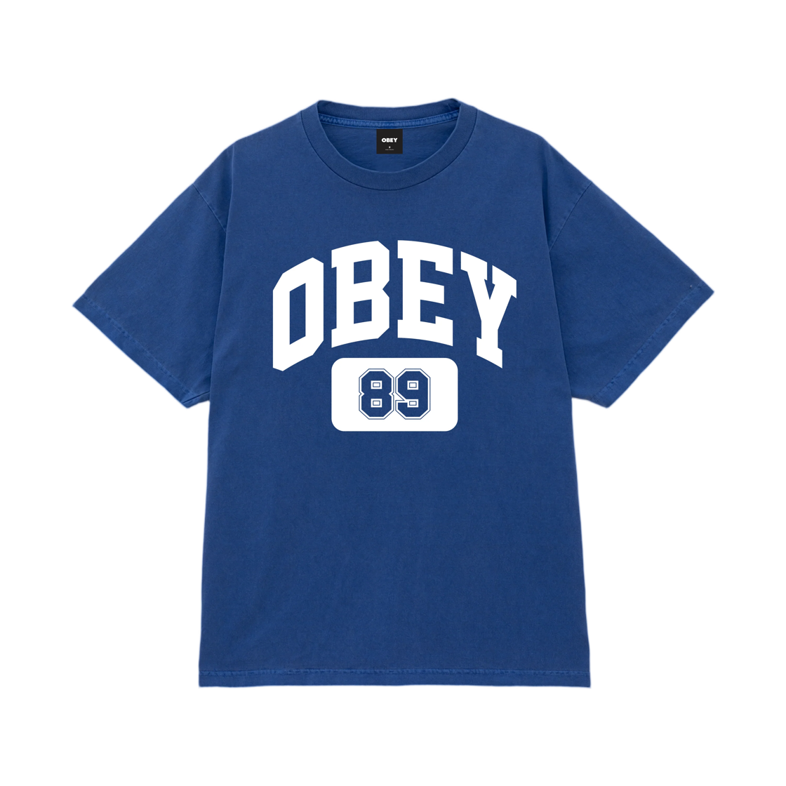 167924468 Obey Academy Pigment T-Shirt Pigment Electric Indigo