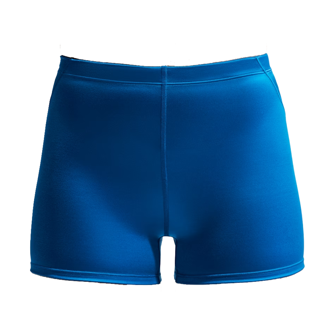 IR8652-445 (W) NikeSKIMS Satin Shine Mid Rise 2-Inch Drawcord Boyshorts Cobalt