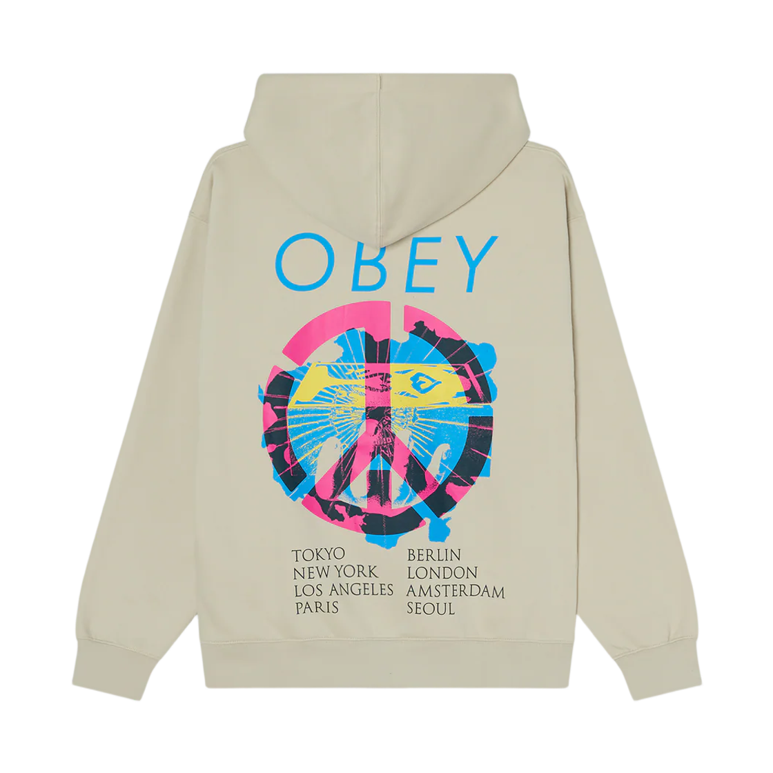 112844429 Obey Peace Brick Pullover Moonstruck