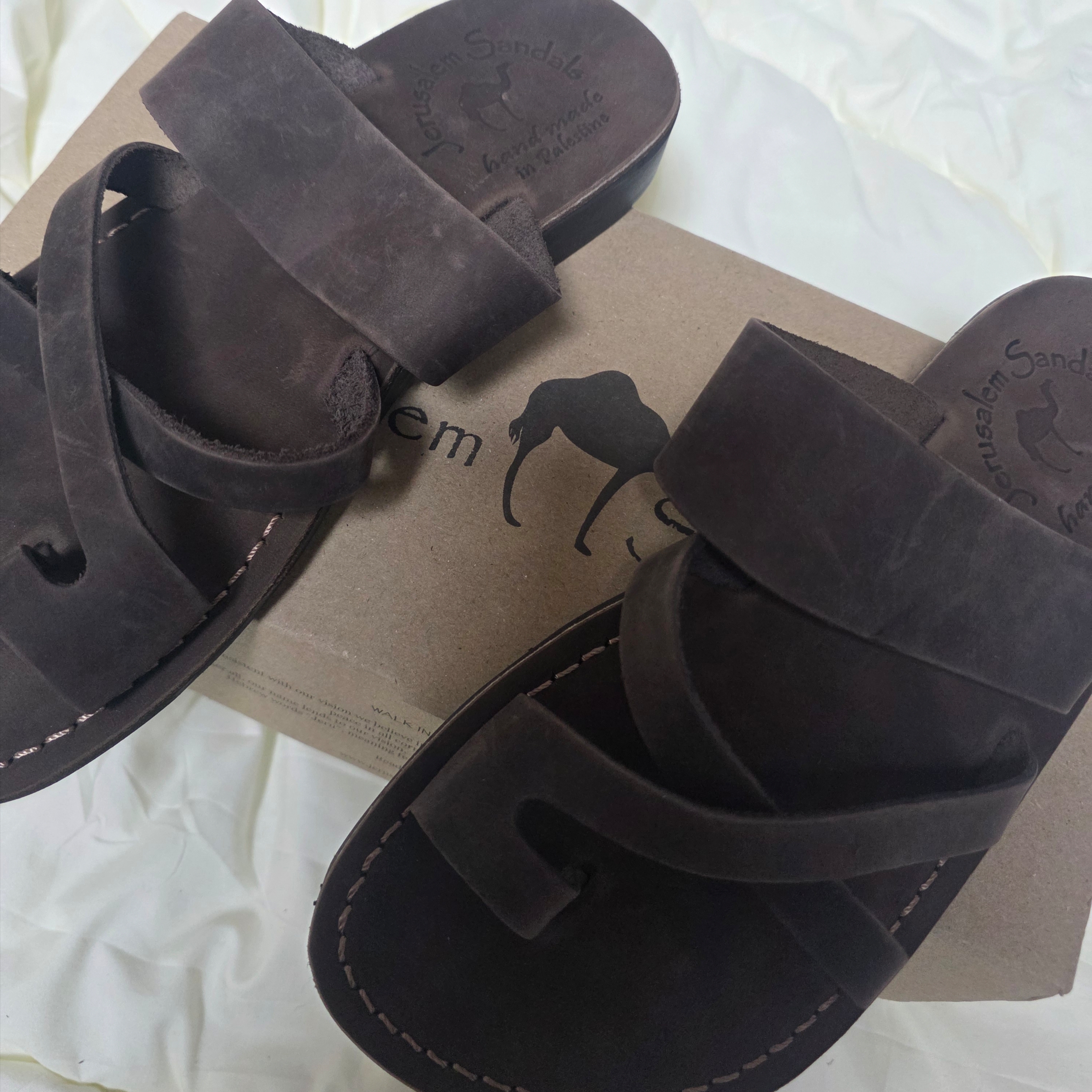 Jerusalem Sandals No.8 The Good Shepherd Brown Nubuck 착용 스타일