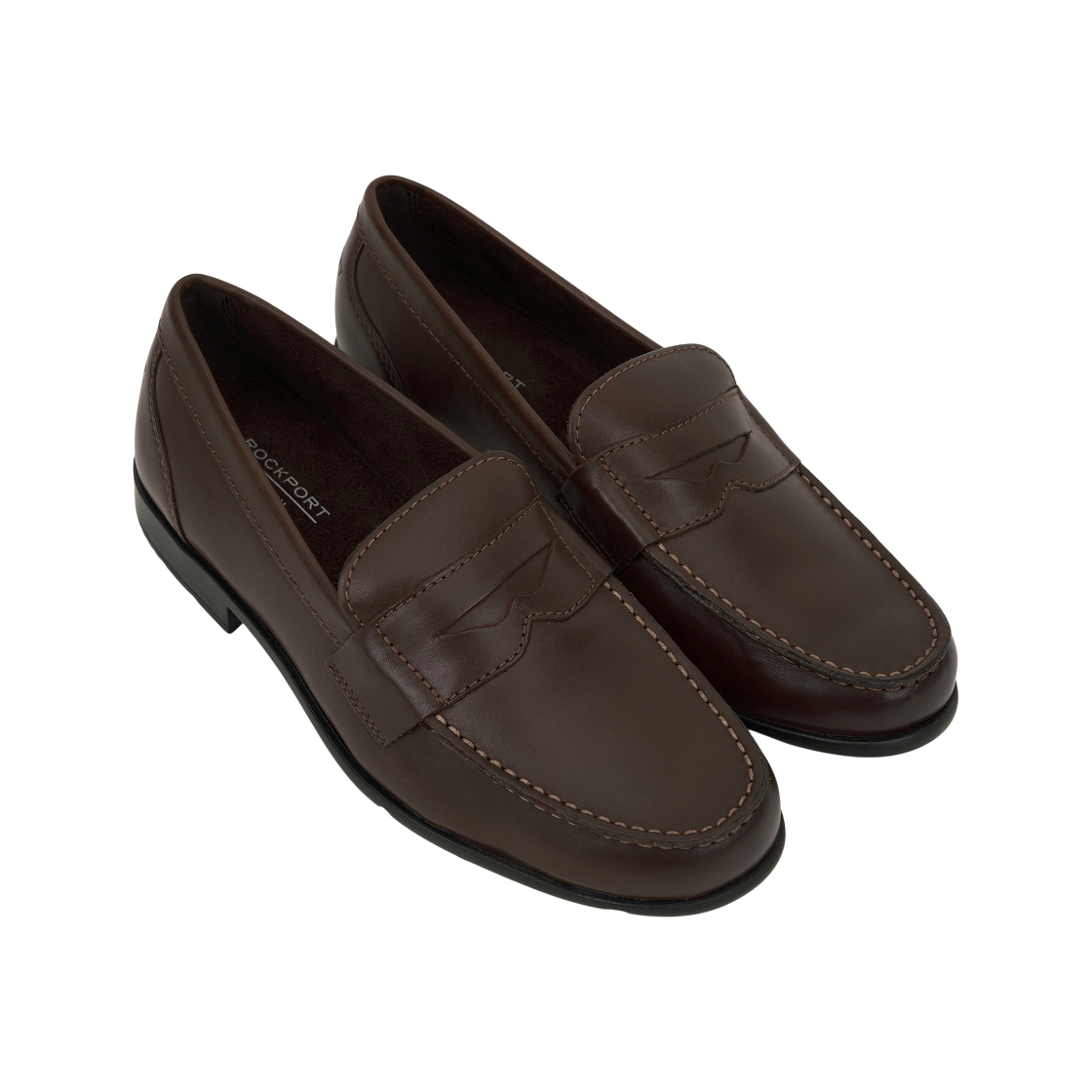 락포트 클래식 페니 로퍼 다크 브라운 - W 와이드(Rockport Classic Penny Loafer Dark Brown - W Wide) - 4