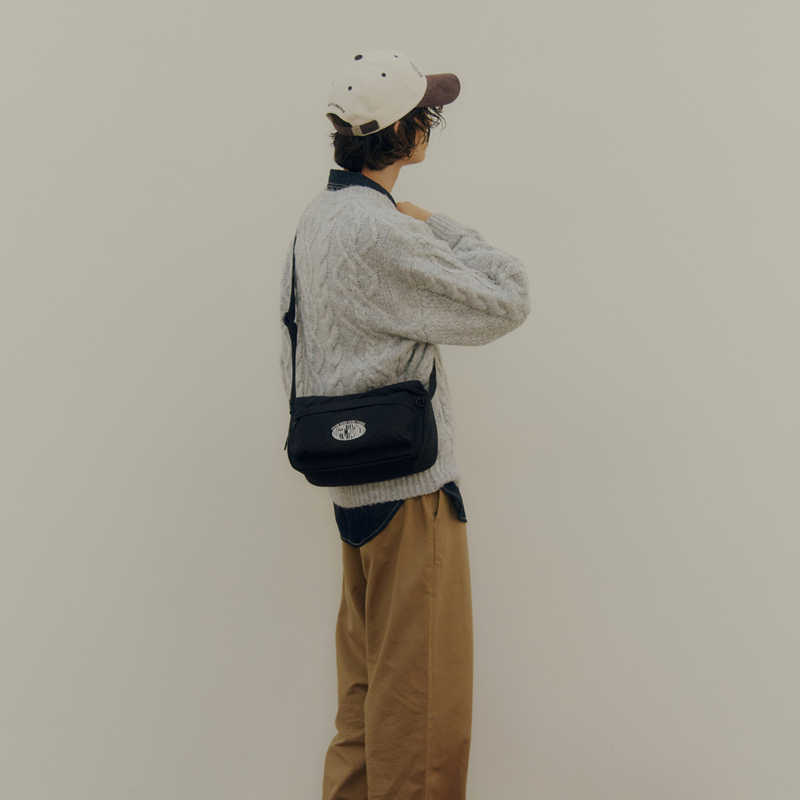 트래픽하모니 포켓 크로스백 그레이(Traffic Harmony Pocket Cross Bag Grey) - 4