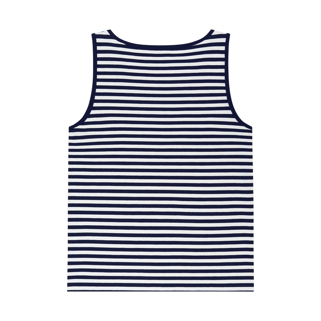 (W) 마리떼 프랑소와 저버 스몰 클래식 로고 슬리브리스 다크 네이비((W) Marithe Francois Girbaud Small Classic Logo Sleeveless Dark Navy) - 2
