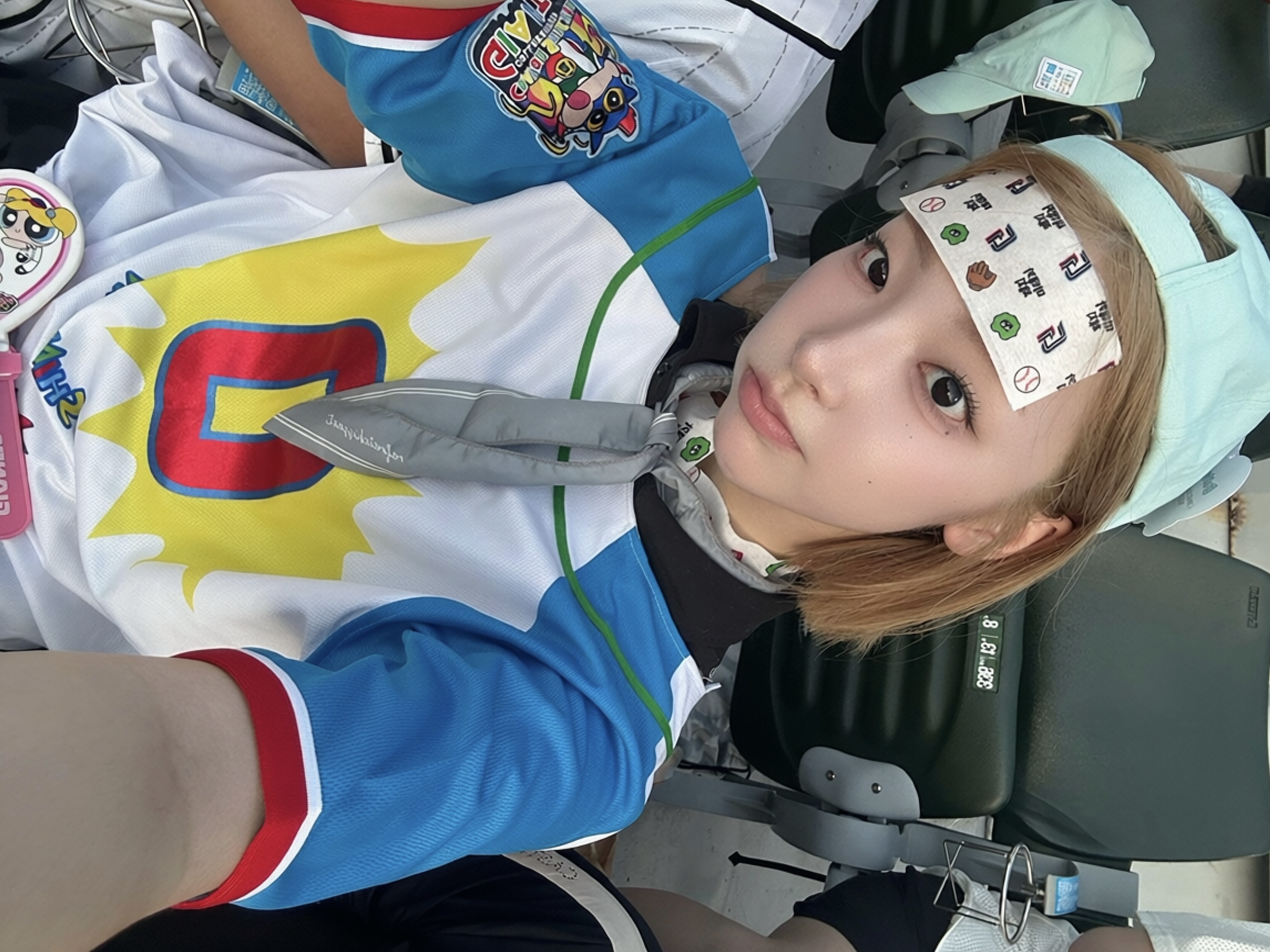 Lotte Giants x Powerpuff Girls Jjakjjaki Pink, Lotte Giants x Bonobono Cheering Clapper A Ver. ์ฐฉ์ฉ ์คํ์ผ - 1