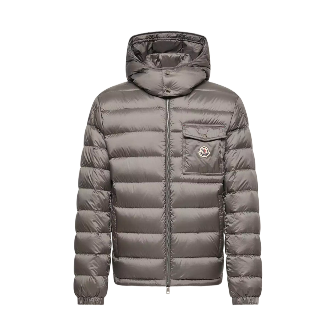 L2-091-1A00004-599Q0-93B Moncler Verith Hooded Short Down Jacket Gray