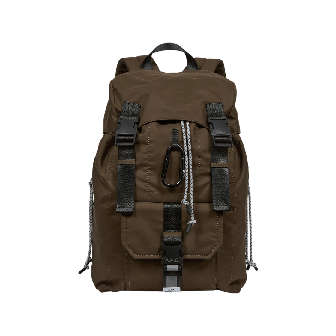 PAAGE-H62631-JAD A.P.C. Trek 2.0 Backpack Khaki Fonce